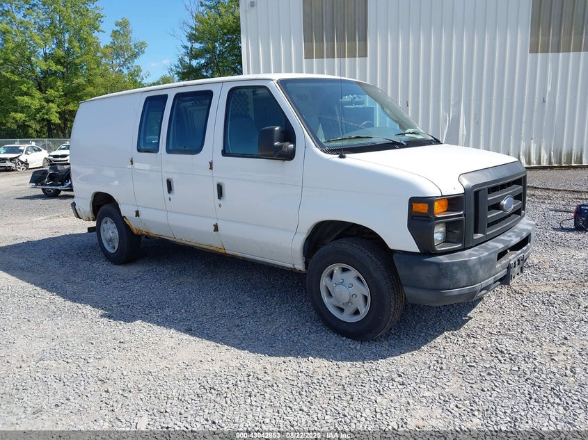 2008 Ford E-250 Commercial/Recreational white van gasoline 1FTNE24L88DA02395 photo #1