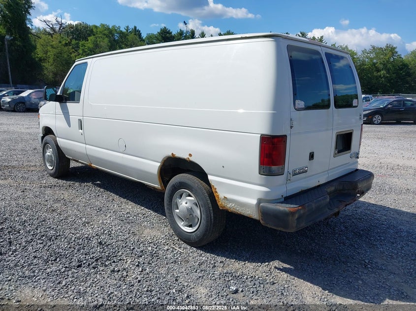 2008 Ford E-250 Commercial/Recreational white van gasoline 1FTNE24L88DA02395 photo #4