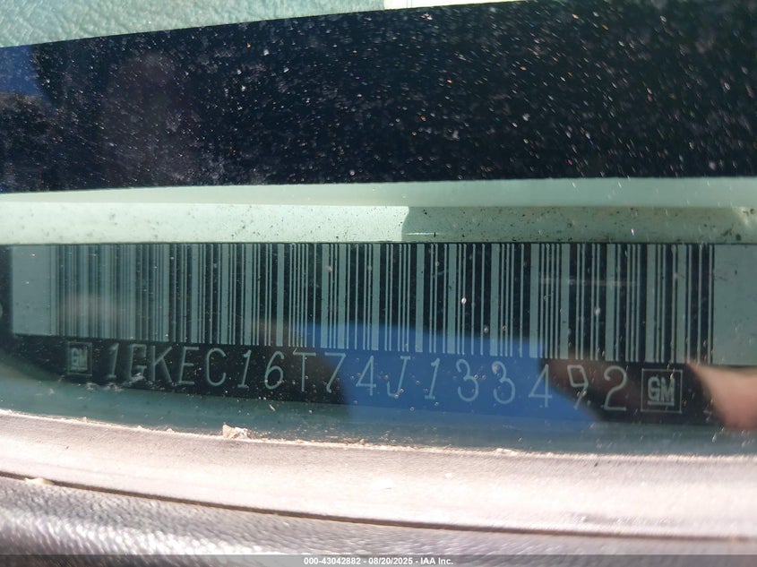 2004 GMC Yukon Xl 1500 Slt VIN: 1GKEC16T74J133492 Lot: 43042882