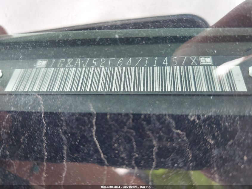 2004 Saturn Ion 2 VIN: 1G8AJ52F64Z114578 Lot: 43042884