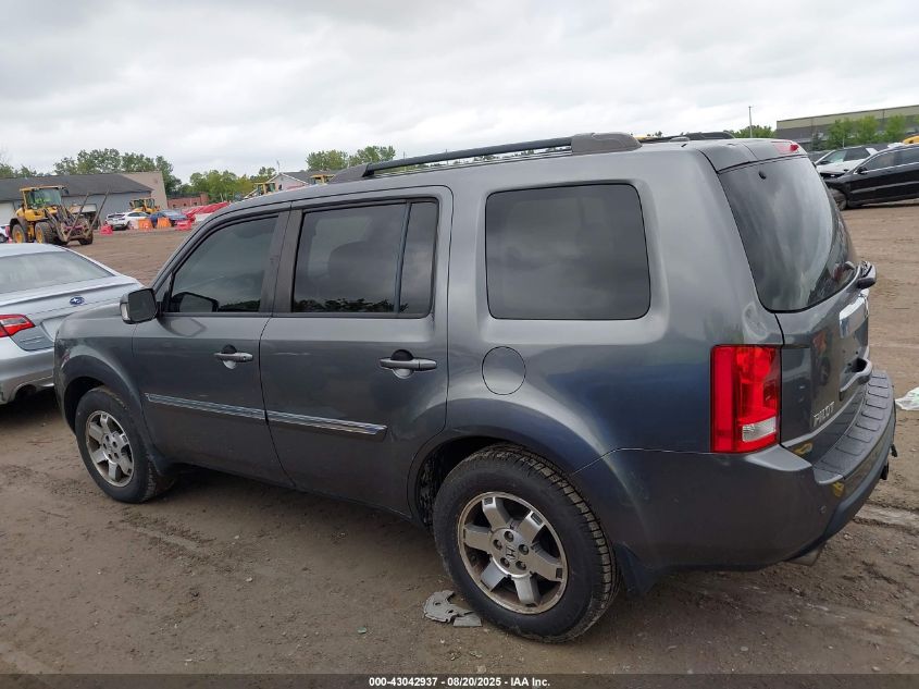 2011 Honda Pilot Touring VIN: 5FNYF4H91BB053077 Lot: 43042937
