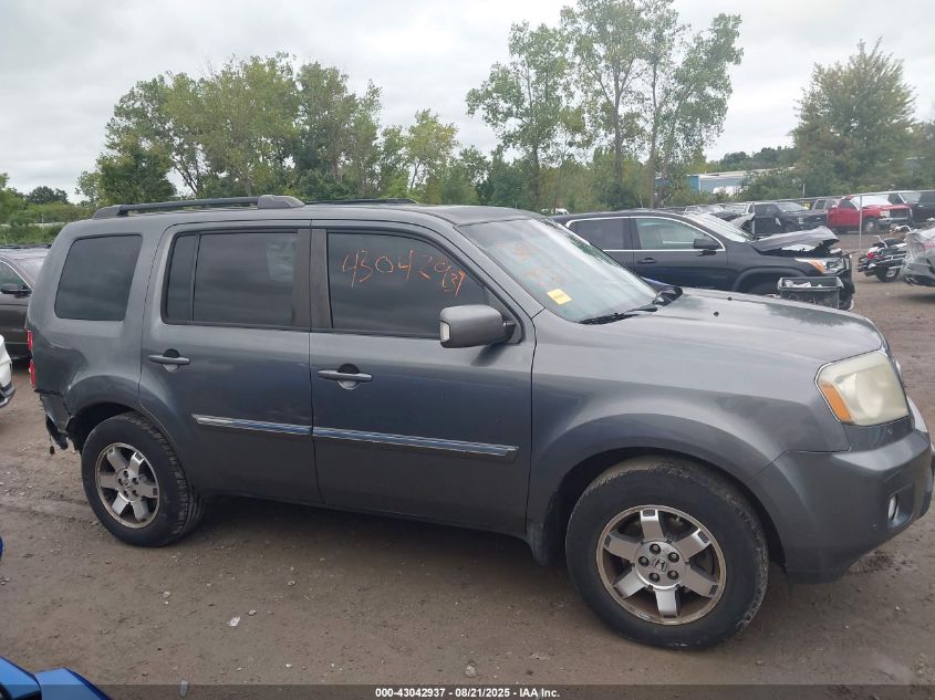 2011 Honda Pilot Touring VIN: 5FNYF4H91BB053077 Lot: 43042937