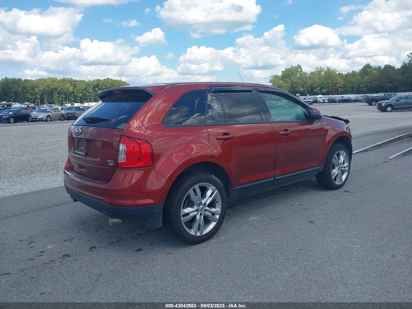 Vin: 2fmdk4jc0eba64908, lot: 43537127, ford edge sel 20144