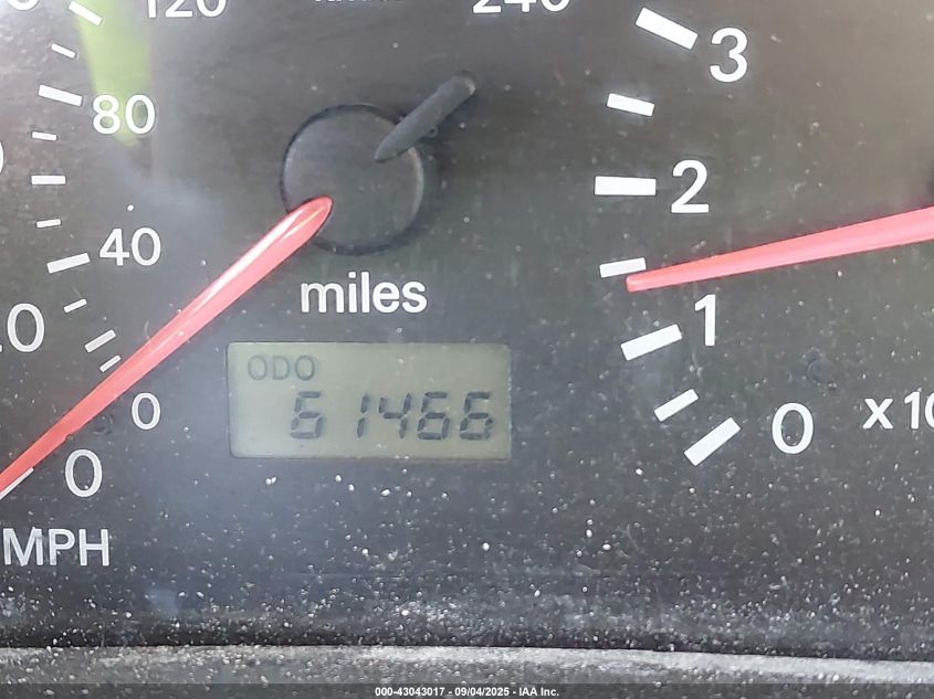 2001 Chrysler Sebring Lxi VIN: 4C3AG52H61E042941 Lot: 43043017