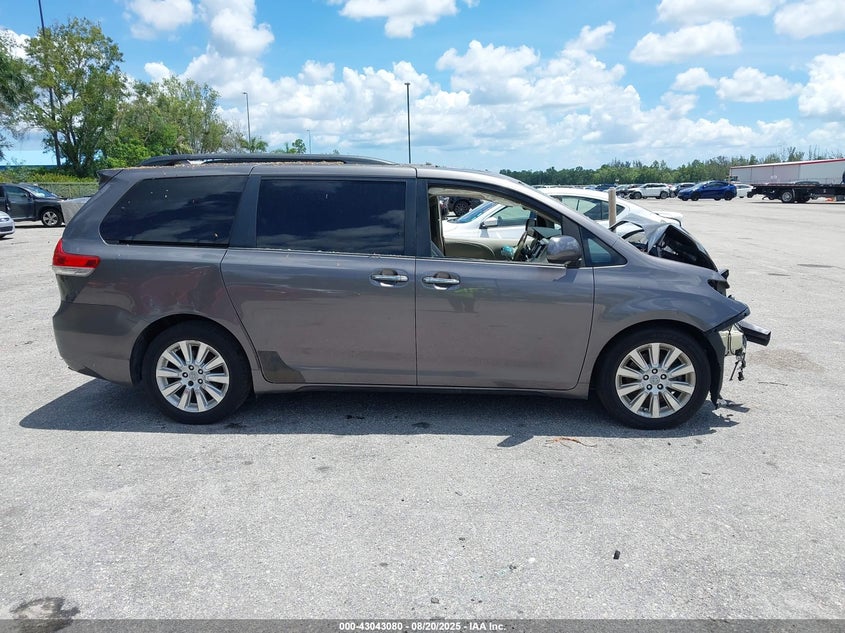 2011 Toyota Sienna Limited VIN: 5TDDK3DC2BS016086 Lot: 43043080