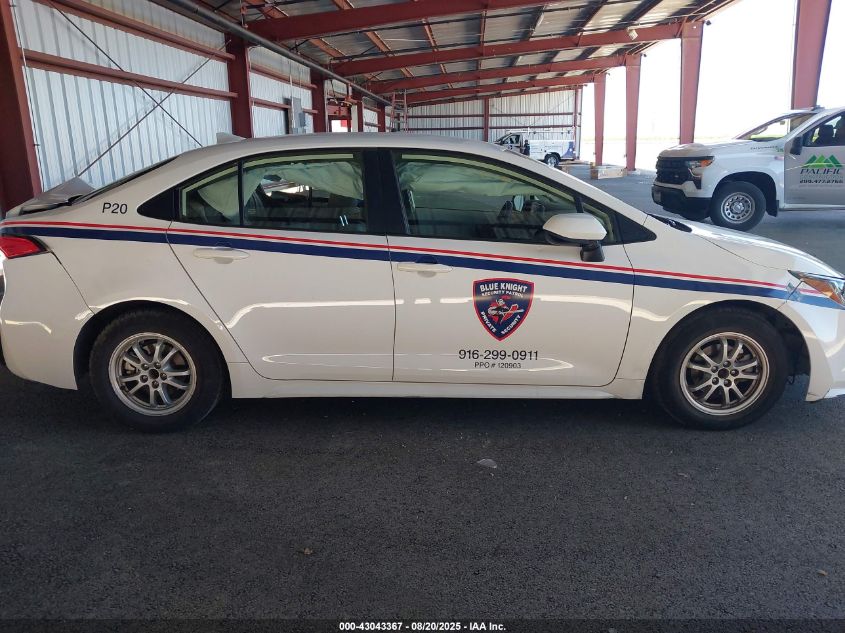 2022 Toyota Corolla Hybrid Le VIN: JTDEAMDE8N3003444 Lot: 43043367