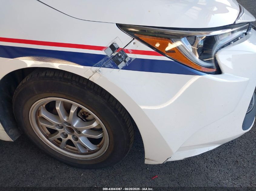 2022 Toyota Corolla Hybrid Le VIN: JTDEAMDE8N3003444 Lot: 43043367