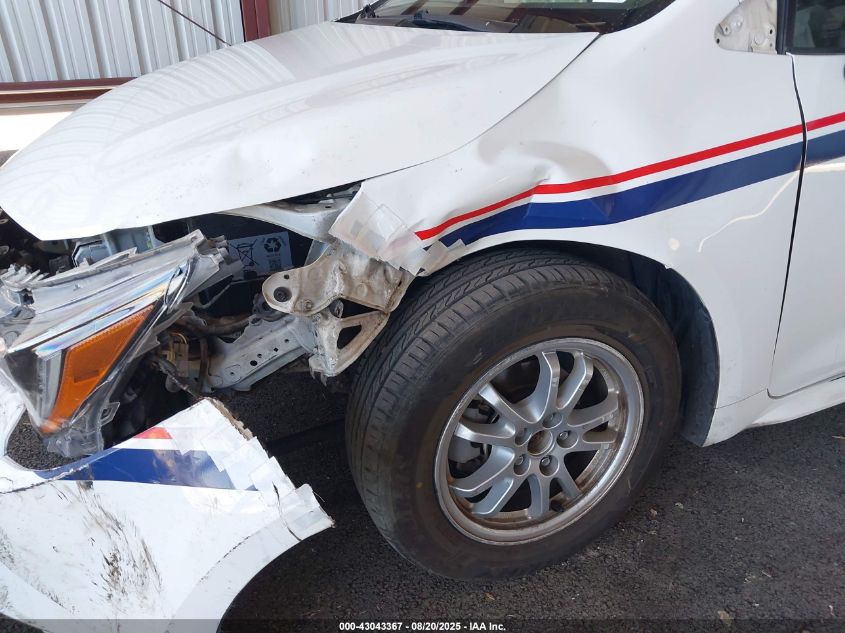 2022 Toyota Corolla Hybrid Le VIN: JTDEAMDE8N3003444 Lot: 43043367