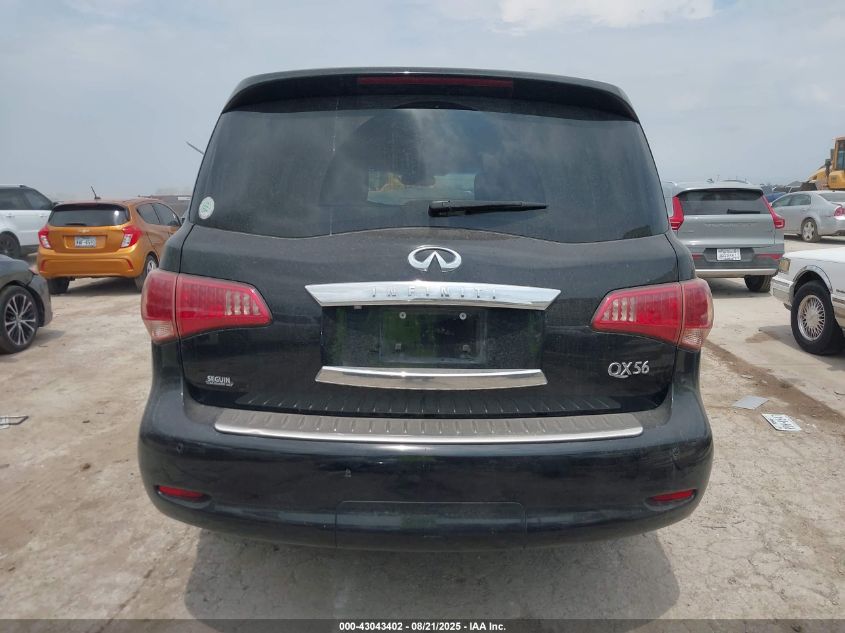 2012 Infiniti Qx56 VIN: JN8AZ2NFXC9519497 Lot: 43043402