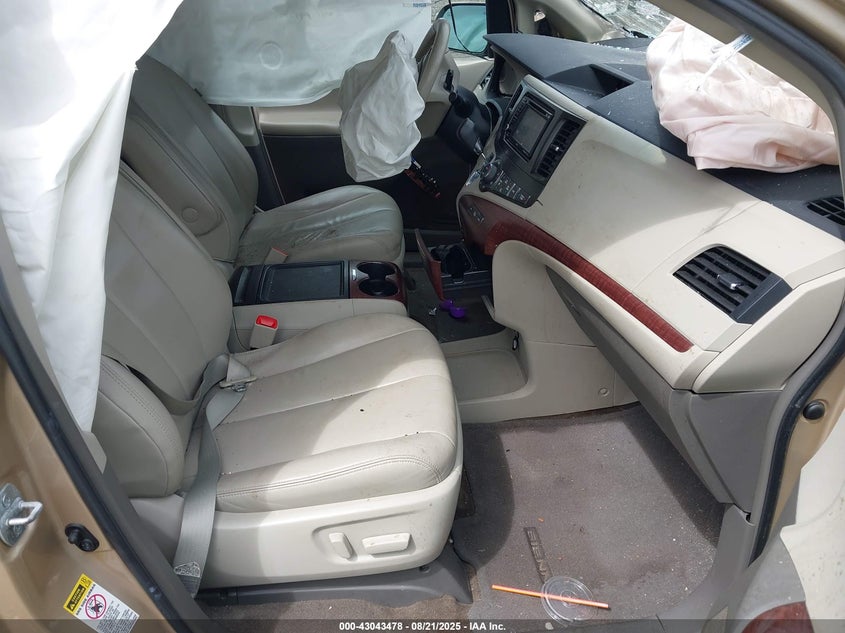 2013 TOYOTA SIENNA XLE V6 8 PASSENGER - 5TDYK3DC0DS342750