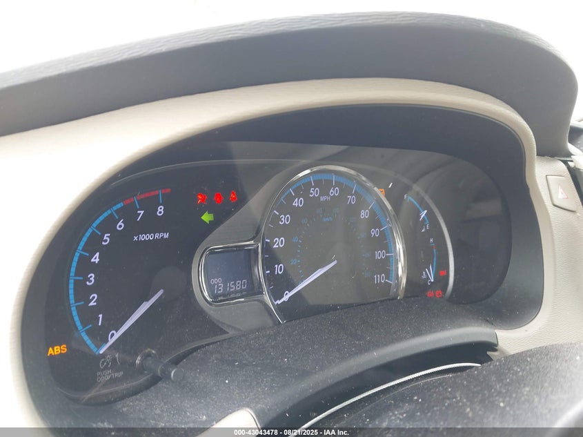 2013 TOYOTA SIENNA XLE V6 8 PASSENGER - 5TDYK3DC0DS342750