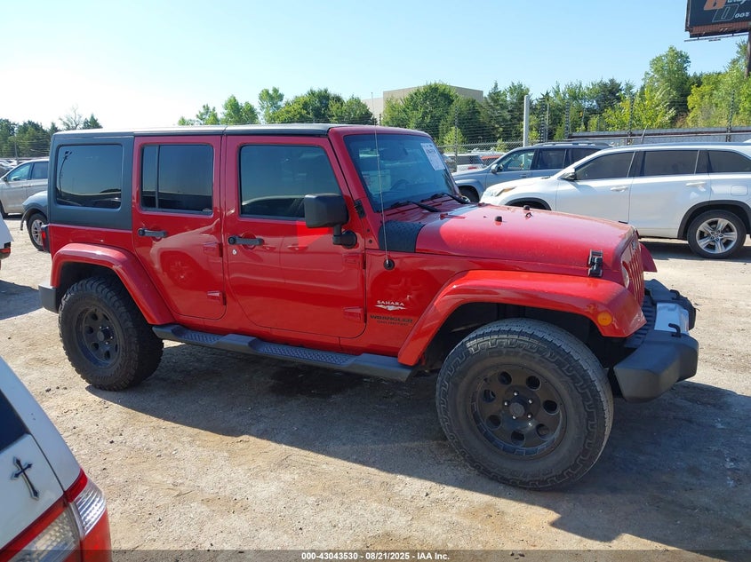 2014 JEEP WRANGLER UNLIMITED SAHARA - 1C4BJWEG5EL230072