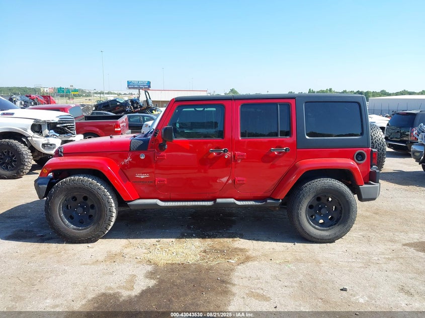 2014 JEEP WRANGLER UNLIMITED SAHARA - 1C4BJWEG5EL230072
