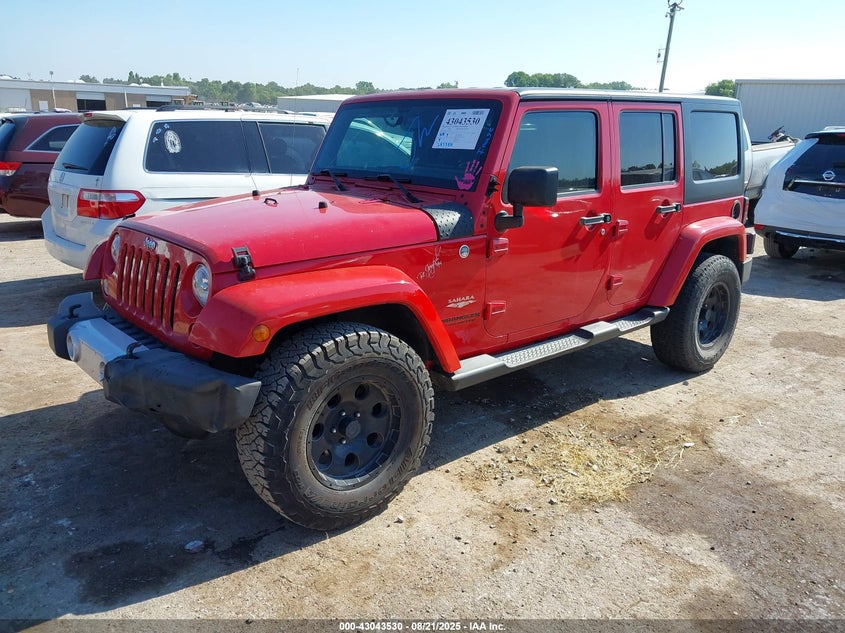 2014 JEEP WRANGLER UNLIMITED SAHARA - 1C4BJWEG5EL230072