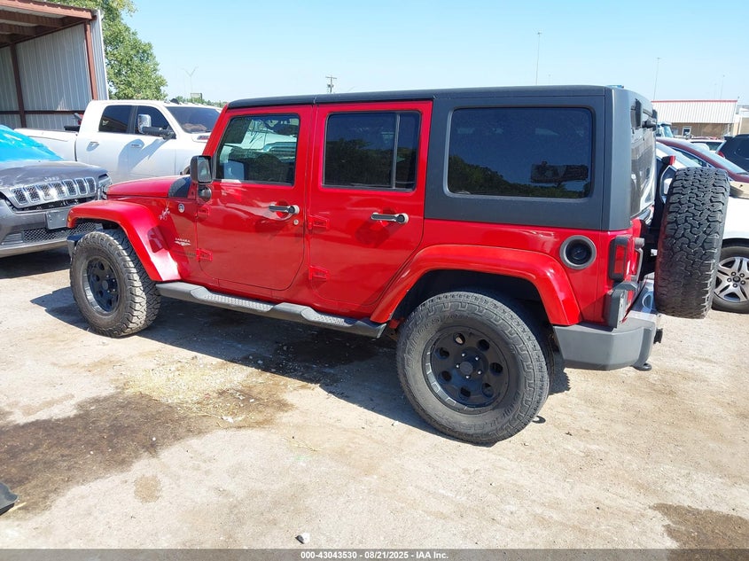 2014 JEEP WRANGLER UNLIMITED SAHARA - 1C4BJWEG5EL230072