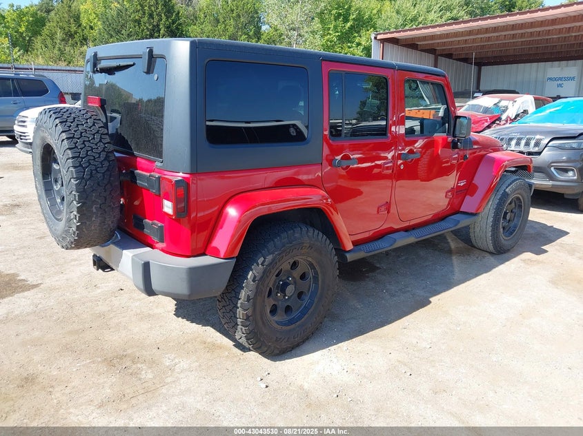 2014 JEEP WRANGLER UNLIMITED SAHARA - 1C4BJWEG5EL230072