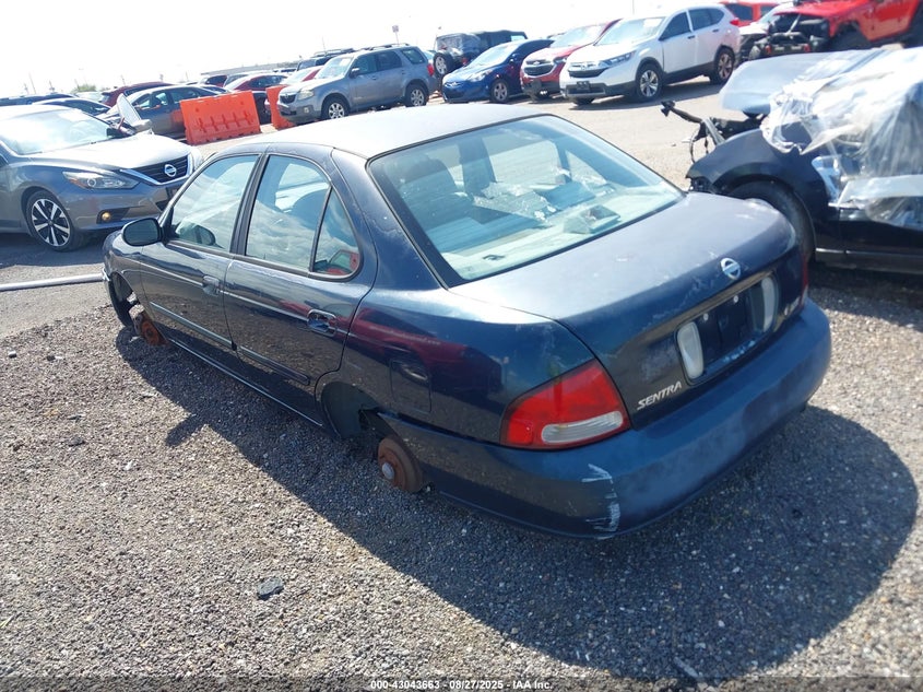 2003 Nissan Sentra Gxe green sedan gasoline 3N1CB51D43L815897 photo #4