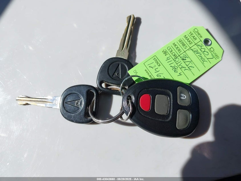 2007 Pontiac G6 VIN: 1G2ZG58B674112864 Lot: 43043668