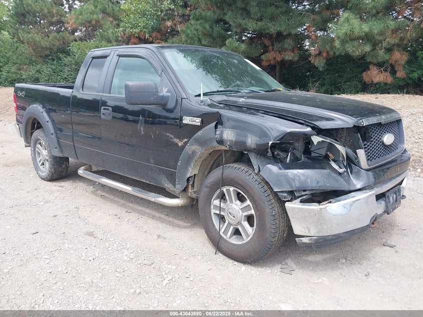 2007 Ford F-150 Fx4/Lariat/Xl/Xlt black truck flexible 1FTPX14V17FA98999 photo #1