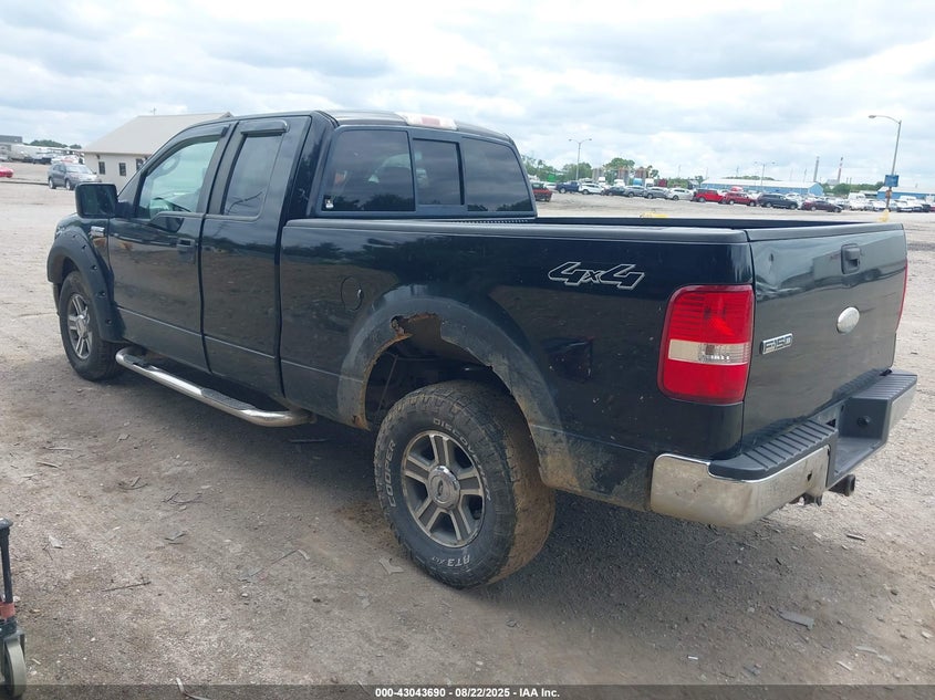 2007 Ford F-150 Fx4/Lariat/Xl/Xlt black truck flexible 1FTPX14V17FA98999 photo #4