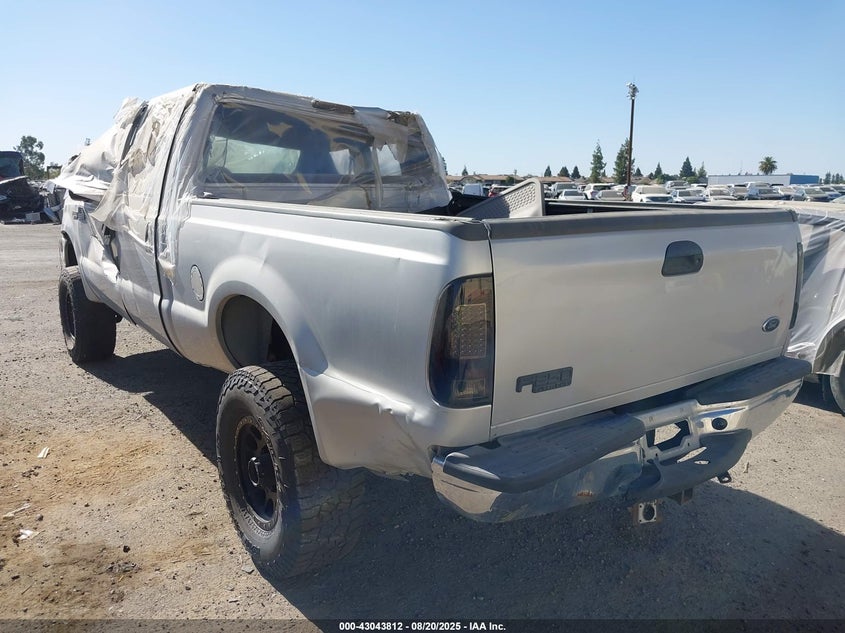 2001 Ford F-250 Lariat/Xl/Xlt silver truck gasoline 1FTNW21S41ED86748 photo #4