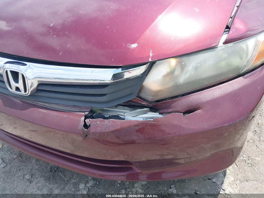 2012 Honda Civic Lx VIN: 2HGFB2F53CH575133 Lot: 43044035