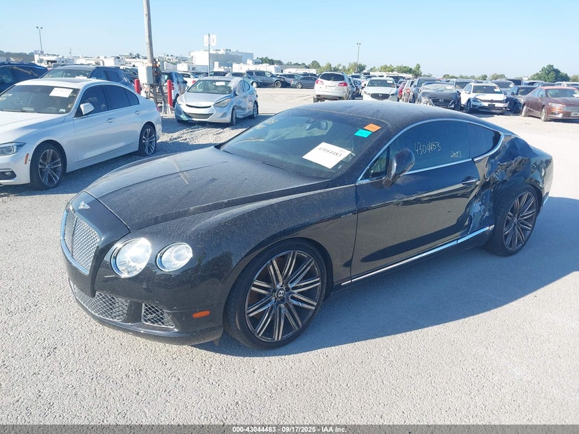 Vin: scbfc7za6dc082538, lot: 43538627, bentley continental gt speed 20132