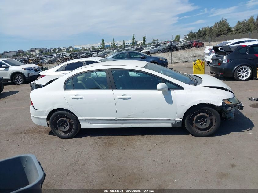 2009 Honda Civic Lx VIN: 19XFA16519E034629 Lot: 43044560