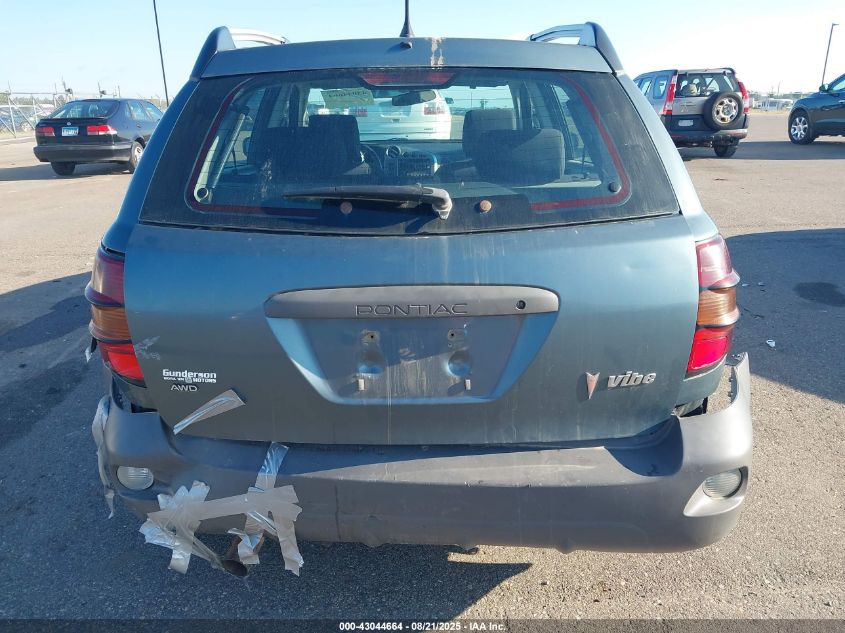 2006 Pontiac Vibe VIN: 5Y2SM65846Z456733 Lot: 43044664