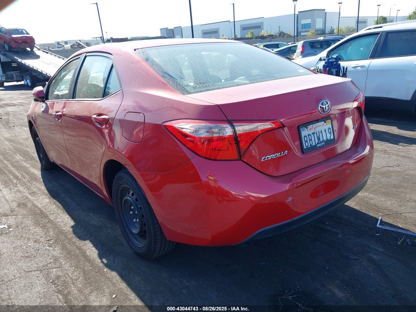 2018 Toyota Corolla 1.8 Le Red Lot 111043044743 Vin 5YFBURHE1JP760799