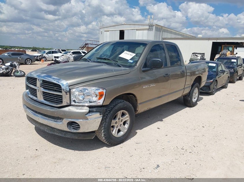 2007 Dodge Ram 1500 Slt gold truck flexible 1D7HA18P17J640204 photo #3