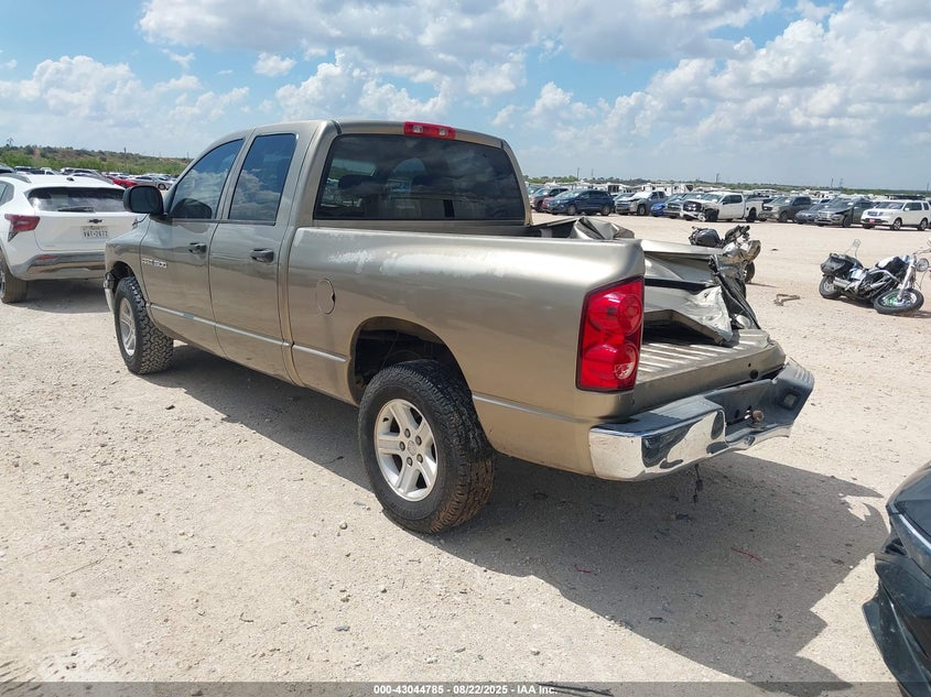 2007 Dodge Ram 1500 Slt gold truck flexible 1D7HA18P17J640204 photo #4
