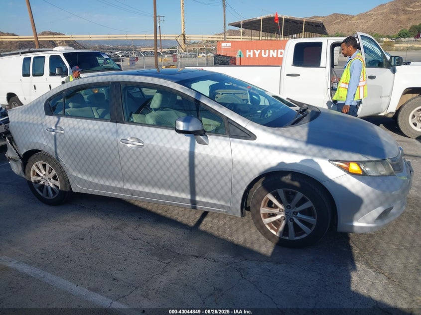 2012 Honda Civic Ex VIN: 2HGFB2F85CH302592 Lot: 43044849