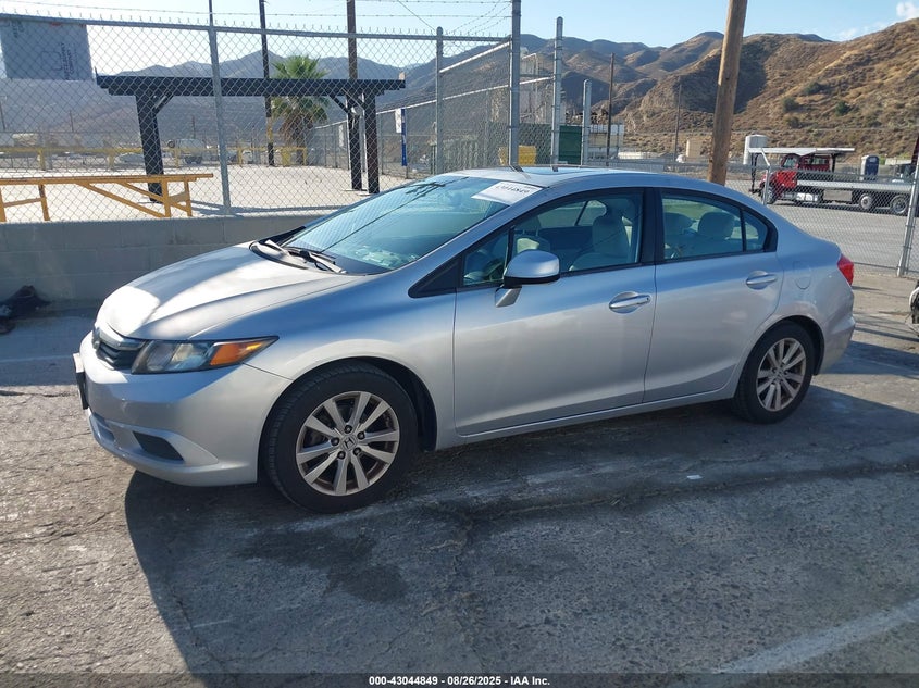 2012 Honda Civic Ex VIN: 2HGFB2F85CH302592 Lot: 43044849