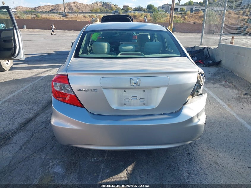 2012 Honda Civic Ex VIN: 2HGFB2F85CH302592 Lot: 43044849