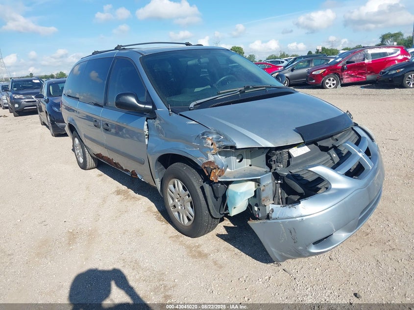 2006 Dodge Grand Caravan Se blue van gasoline 1D4GP24R26B578227 photo #1