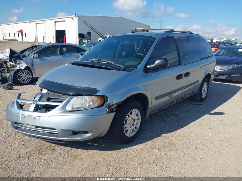 2006 Dodge Grand Caravan Se blue van gasoline 1D4GP24R26B578227 photo #3