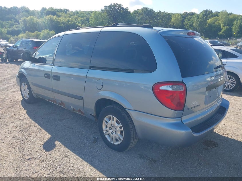 2006 Dodge Grand Caravan Se blue van gasoline 1D4GP24R26B578227 photo #4