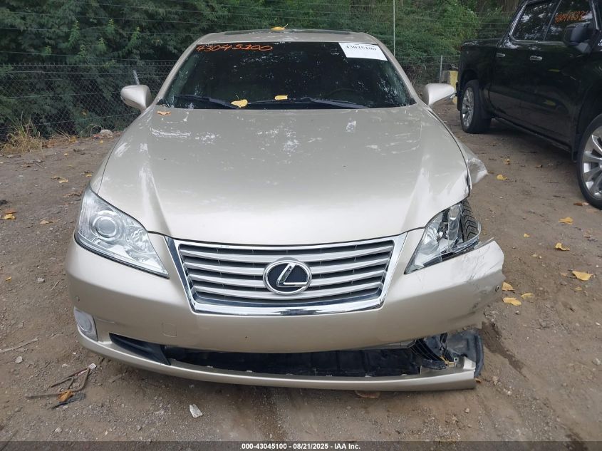 2012 Lexus Es 350 VIN: JTHBK1EG9C2492615 Lot: 43045100