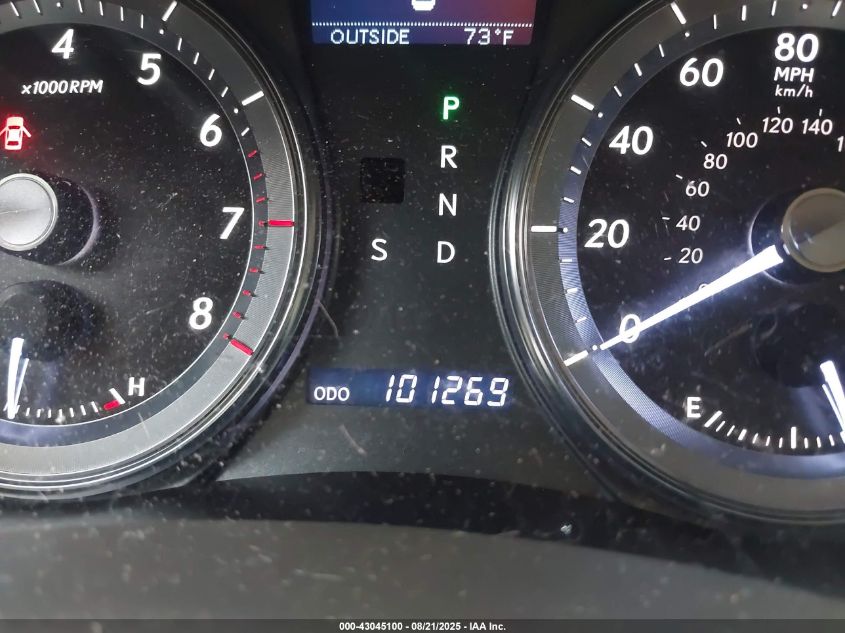 2012 Lexus Es 350 VIN: JTHBK1EG9C2492615 Lot: 43045100