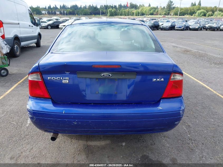 2006 Ford Focus Zx4 VIN: 1FAFP34N06W147623 Lot: 43045317