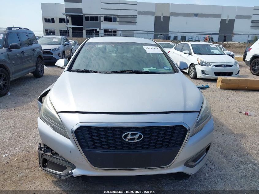 2016 Hyundai Sonata Hybrid Se VIN: KMHE24L17GA040507 Lot: 43045439