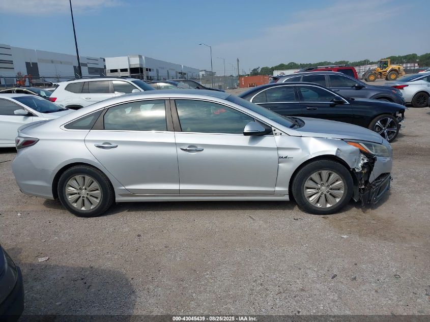 2016 Hyundai Sonata Hybrid Se VIN: KMHE24L17GA040507 Lot: 43045439