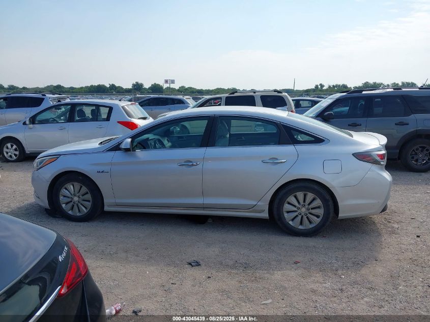 2016 Hyundai Sonata Hybrid Se VIN: KMHE24L17GA040507 Lot: 43045439