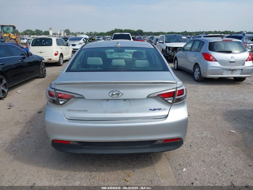 2016 Hyundai Sonata Hybrid Se VIN: KMHE24L17GA040507 Lot: 43045439