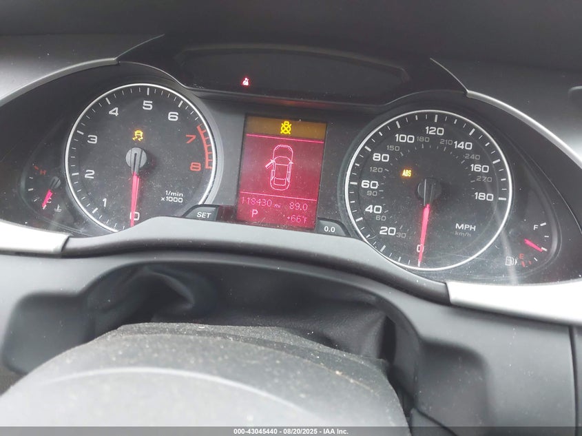 2009 Audi A4 2.0T Premium VIN: WAULF78K59N031221 Lot: 43045440