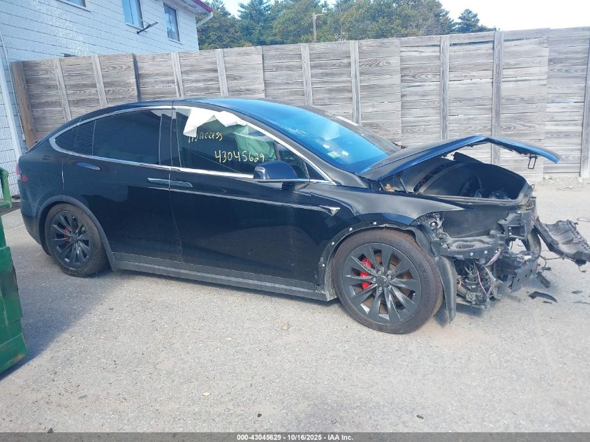 2019 Tesla Model X P100D/Performance VIN: 5YJXCDE41KF196933 Lot: 43045629