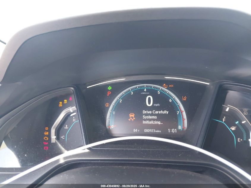 2019 Honda Civic Lx VIN: 2HGFC2F67KH544374 Lot: 43045692