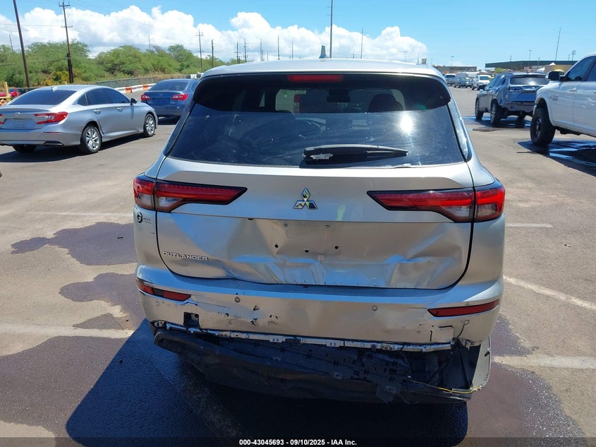 2022 Mitsubishi Outlander VIN: JA4J3UA84NZ078642 Lot: 43045693