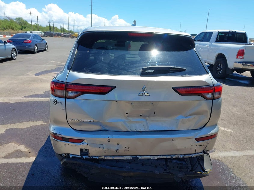 2022 Mitsubishi Outlander VIN: JA4J3UA84NZ078642 Lot: 43045693